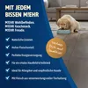 Marketing image for dog food with a puppy eating from a bowl. Produktbild-Vorschau