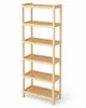 Étagère en bois à 6 tablettes, 213 x 60 x 33 cm, en pin Voir les images du produit 2