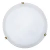 Plafond verre 40 cm E27 2x60W verre blanc albâtre rond Voir les images du produit 3