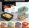 2 Pcs Airfryer Silikonform für Ninja AF400EU AF300EU Double Produktbild-Vorschau 5