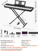 Pianoforte digitale VEVOR, 88 tasti completamente pesati, Anteprima dell’immagine prodotto 7