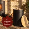 CASABEL Ronde Pellet- & Houtkorrelbak, Cap. 45kg, Productafbeelding-voorbeeld 8