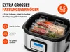 ProfiCook PC-SV 1112, 8 L, 520 W, Čierna, Nerezová oceľ, Náhľad obrázku produktu 16