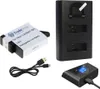 Trade-Shop 2in1 Set: Akku + USB Typ-C Doppel Dual LCD Produktbild-Vorschau 1