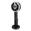 A black and silver standing fan is shown against a white background. Produktbild-Vorschau