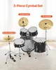 Pack de cymbales 3 pièces Batterie 14 16 20 pouces Cymbales Voir les images du produit 2