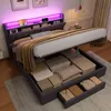 MODFU, letto idraulico imbottito, 180 x 200 cm, letto Anteprima dell’immagine prodotto 2