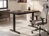 BELIANI Schreibtisch Schwarz Faserplatte 120 x 60 cm Produktbild-Vorschau 4