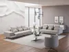 Wohnzimmer Komplett 2x Sofa Dreisitzer Textil Polstermöbel Produktbild-Vorschau 2