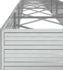 vidaXL Garten-Hochbeet 600x80x45 cm Verzinkter Stahl Silber Produktbild-Vorschau 6
