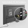 deleyCON 3,0m TV Antennenkabel Winkel - IEC Koaxialkabel Produktbild-Vorschau 4