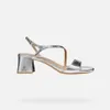 Geox Silberne Damensandalen New Eraklia 50 T01 41 Produktbild-Vorschau 2