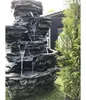 Dehner Gartenbrunnen Roccia, warmweiße LED Beleuchtung, Produktbild-Vorschau 7