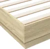 vidaXL Bettgestell Sonoma-Eiche 180x200 cm Holzwerkstoff Produktbild-Vorschau 6
