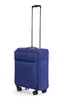 A blue trolley suitcase with an extended handle and wheels, shown against a white background. Anteprima dell’immagine prodotto