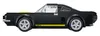 JAMARA CaDA Shelby GT350 H 1:20 nero 2.4GHz Mattoncini Anteprima dell’immagine prodotto 2