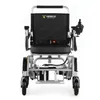 A front view of a folding electric wheelchair. Náhľad obrázku produktu
