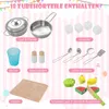 Cucina da gioco per bambini COSTWAY con 18 accessori, Anteprima dell’immagine prodotto 9