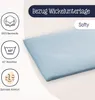 Julius Zöllner Überzug Wickelauflage Musselin denim 85/75 Produktbild-Vorschau 3