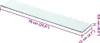 vidaXL Sklenená polica Transparent 70x12 cm Náhľad obrázku produktu 1