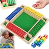 4-Spieler Shut The Box Holz Tisch Spiel Klassisch Produktbild-Vorschau 14