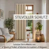 tinycurtains Türvorhang 195x150cm mit Teleskopstange Produktbild-Vorschau 9