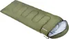 A green sleeping bag is shown lying on a white background. Náhľad obrázku produktu