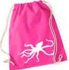 Huuraa Turnbeutel Oktopus Silhouette 12 Liter Fuchsia Produktbild-Vorschau 1
