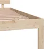 vidaXL Massivholzbett ohne Matratze 120x200 cm Kiefernholz Produktbild-Vorschau 6