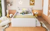 Letto imbottito per bambini, dimensioni 140 x 200 cm, con Anteprima dell’immagine prodotto 12