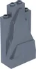 A single, gray LEGO brick shaped like a rock formation. Anteprima dell’immagine prodotto