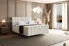 ALTDECOR Boxspringbett mit Schwarz Füßen, Matratze und Produktbild-Vorschau 4