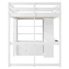 Flieks Etagenbett 140x200cm mit Kleiderschrank und Stange, Produktbild-Vorschau 6