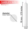 BRUBAKER Bougies d'anniversaire 9,5 cm - Petites bougies Voir les images du produit 3