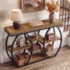 Tribesigns console tafel van 120 cm, in landelijke stijl, Productafbeelding-voorbeeld 4