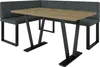 Eckbank AKIKO METAL mit Tisch 168x128 links - Eckbankgruppe Produktbild-Vorschau 1