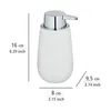 WENKO Seifen Spender Badi Weiß 320 ml Flüssigseife Lotion Produktbild-Vorschau 4