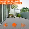 Rasenteppich 133 x 700 cm Grau mit Noppen Kunstrasen Produktbild-Vorschau 4