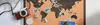 Zeller Pinbord "World", Kork, schwarz, 60 x 40 cm, 11571 Produktbild-Vorschau 2