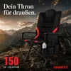 ONBEST Campingstuhl | faltbar | 150 kg | inklusive Produktbild-Vorschau 2