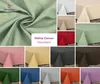 A collage of different colored tablecloths, with a close-up of green fabric in the top left. Produktbild-Vorschau