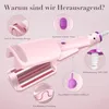Lockenstab 32mm Welleneisen für Haare,3-fach Barrel Beach Produktbild-Vorschau 5