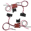 Two sets of power tool trigger switches with wires are arranged in a square formation on a white background. Podgląd zdjęcia produktu