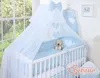 Bobono Moskitonetz für Babybett blau 470x160 cm große Produktbild-Vorschau 1