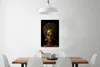 MuchoWow® Poster Frau - Kopftuch - gelb 40x60 cm - Plakate Produktbild-Vorschau 2