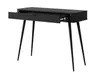 AX LIVING Vespasia petite coiffeuse noire 100,2 cm cannelée Voir les images du produit 5