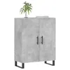 vidaXL Sideboard Betongrau 69,5x34x90 cm Holzwerkstoff -  Produktbild-Vorschau 4