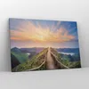 Bild auf Leinwand - Leinwandbild - Einteilig - Trail Berg Produktbild-Vorschau 4