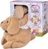 A plush toy dog is shown in front of its packaging, which displays product information and graphics. Anteprima dell’immagine prodotto