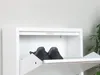 Pisa Schuhschrank mit 6 Klappen/ Türen in Metall Produktbild-Vorschau 7